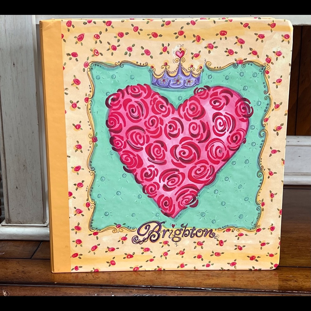 ❤️💜💛BRIGHTON 3 RING SPRIAL NOTEBOOK❤️💛💙 - Picture 2 of 9